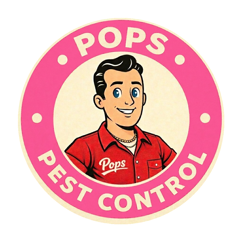 Pops Pest Control logo badge