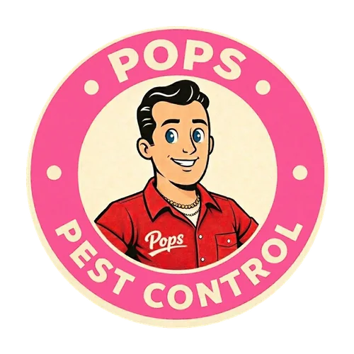 Pops Pest Control logo badge